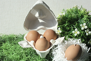 [부활절 계란]이환진 성도의 맥반석 구운 계란 (3구, 중란, 하트포장)